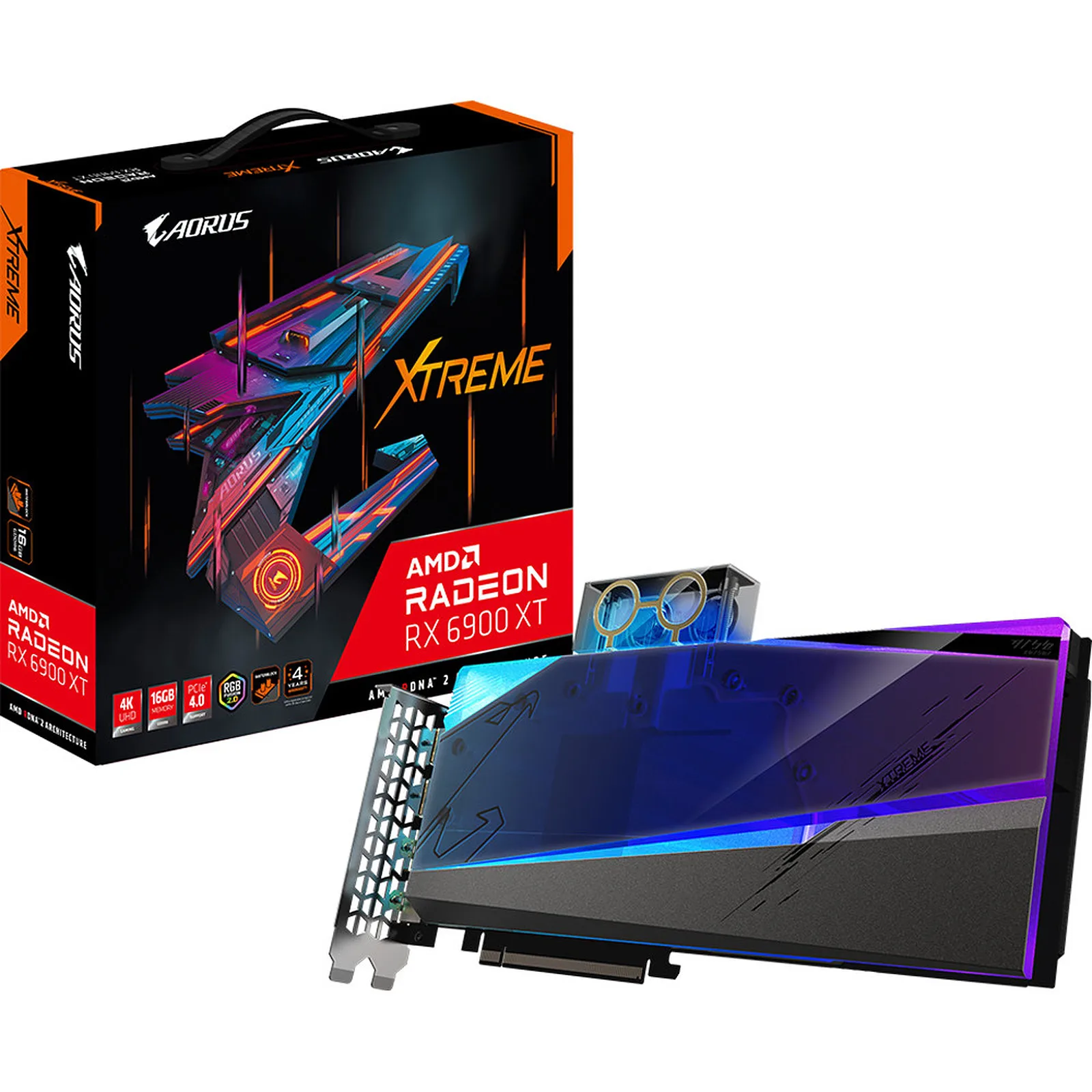 Giga-Byte Aorus Radeon Rx 6900 Xt Xtreme Waterforce Wb 16G