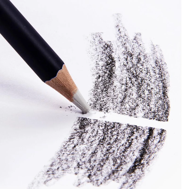 Creative Pencil Shape Erasers High Precision Sketching Erasers Professional Drawing Painting Tools for School Office Supplies pencil eraser