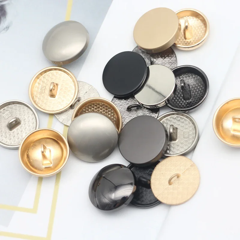 6pcs Decor Metal Gold Buttons for Clothing Luxury Coat Cardigan Sweater Sewing Needlework accessories Handmade  DIY