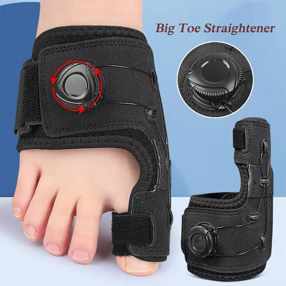 

Big Toe Straightener Bunion Corrector With Adjustable Knob For Unisex Hallux Valgus Corrector Orthopedic Pedicure Care Tool