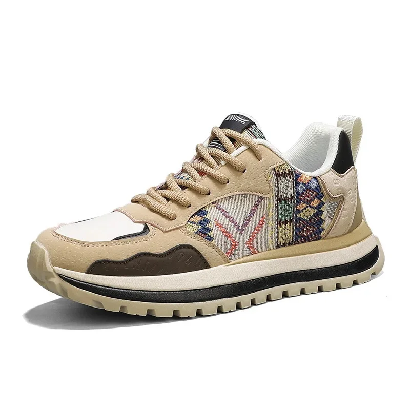 الخريف الشتاء الرجال خمسة ألوان الأحذية الرياضية ا...