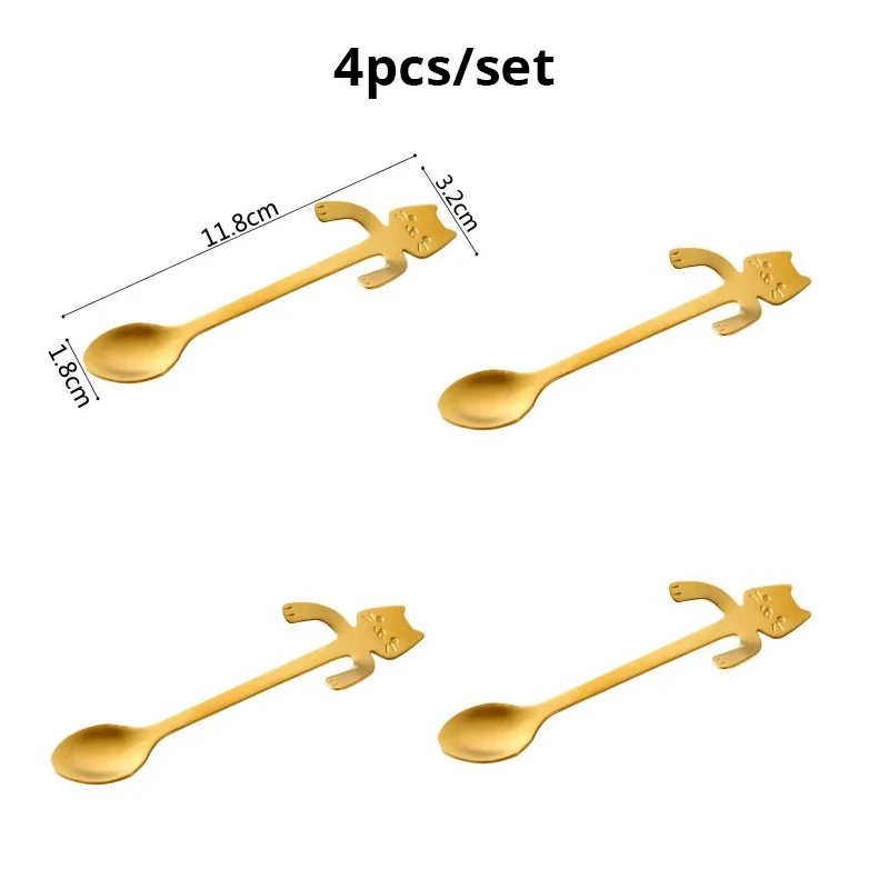 4pcs golden