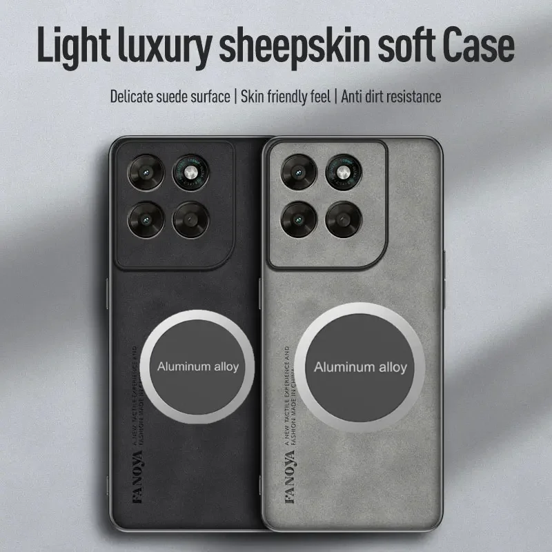 Luxurious Sheepskin Magnetic Protective Phone Case