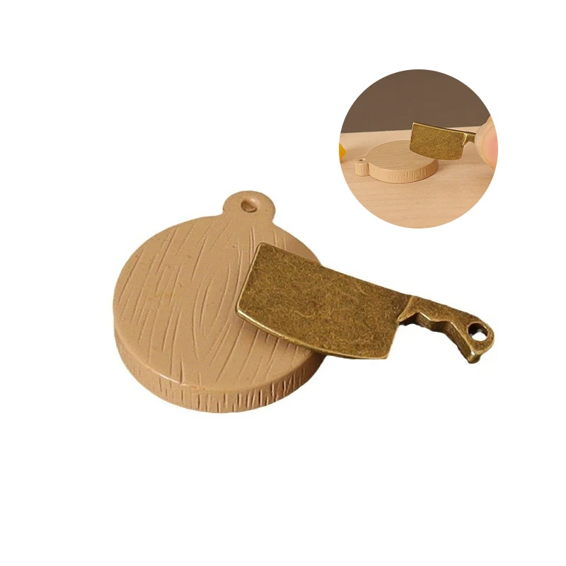 

1/12 набор кухонных ножей и разделочной доски для кукольного домика миниатюрные кухонные принадлежности для детей игрушка для ролевых игр