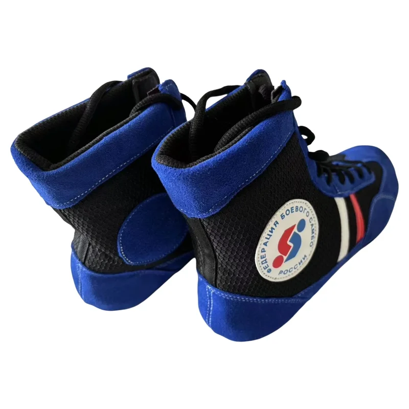 Shoes for Sambo Sambovki Combat Fighting Shoes Training Competition Unisex Wrestling Shoe