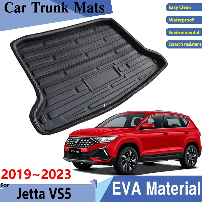 

Коврики для багажника автомобиля, 3D Материал EVA для Volkswagen Jetta Accessories VW Jetta VS5 2019 ~ 2023, коврики для багажника автомобиля, аксессуары для заднего багажника