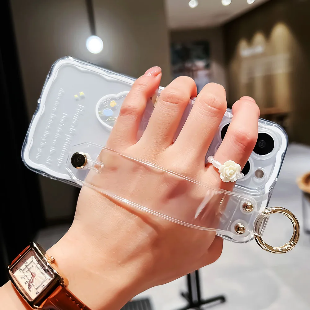 SoCouple Wrist Strap Phone Holder Case For iPhone 14 15 11 12