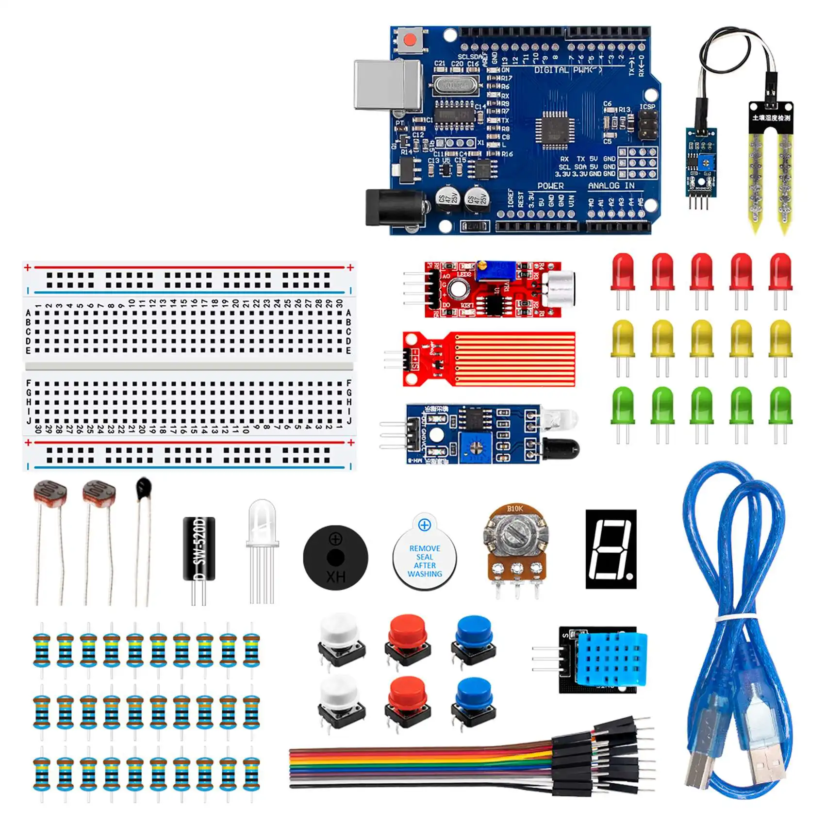 

Подходит для набора конденсатора/моста/макетной платы R3 DIY