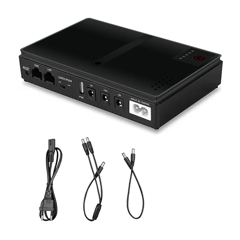 UPS 무정전 전원 공급 장치, 광학 캣 모니터링 대기 모바일 라우터, DC1018P, DC 9V12V