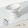 Cat Ceramic Bowl Pet Dogs Elevated Food Water Bowls Relief Printing Puppy  Drinking Eating Supplies 4