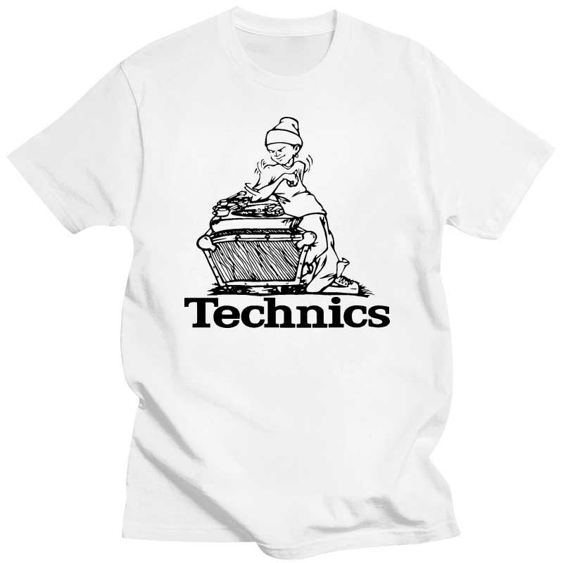 Technics Classic Scratching Dj T Shirt B Boy Dj Wear Gear Giradischi T-Shirt Summer Style Men T Shirt