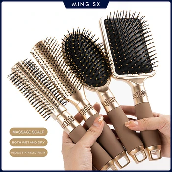 Hair Massage Air Cushion Comb Brush Scalp Hairbrush Detangle Anti Static Salon Hairdressing Styling Tool For Straight Curl Hair 1