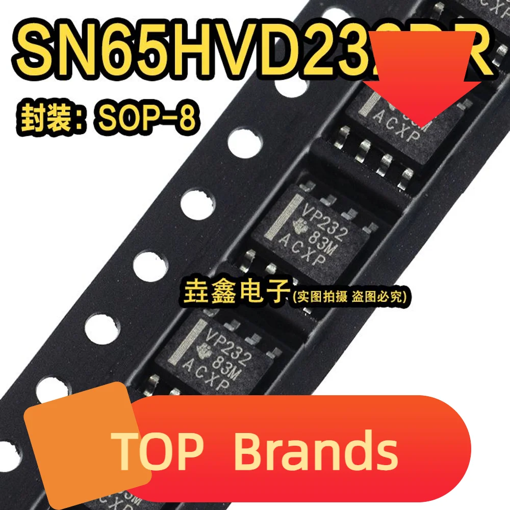 

Набор микросхем SN65HVD232DR SOIC-8 3,3 V CAN IC, новый оригинальный, 10 шт.