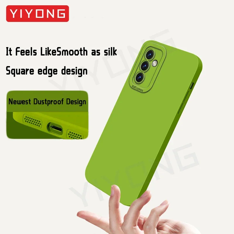Silky Liquid Silicone Soft Phone Case - YIYONG