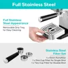 Espresso Machine 20 Bar, Professional Espresso Maker Cappuccino Machine with Steam Milk Frother, Stainless Steel Espresso 6