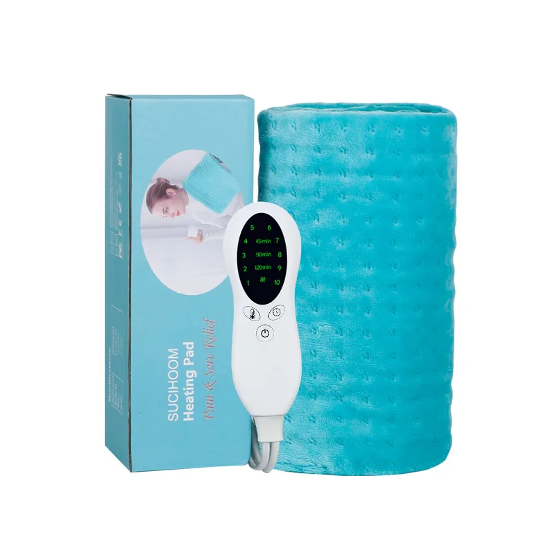 Electric Heating Pad 30*60cm/43*84CM Heating Blanket Cushion 10 Levels Temperature Body Back Warmer For Home Office Use