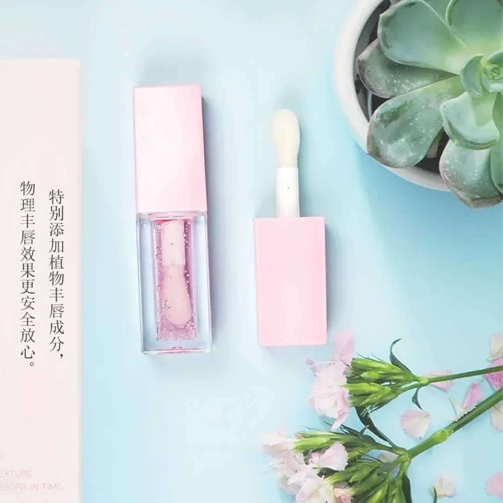 Private Label Clear Lipgloss Full Color Makeup Plumping Lip Oil Moisturizing Waterproof Lasting Lip Gloss Cosmetics Custom Bulk 3