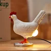 1~2PCS Chicken LampNight Lights Simulated Animal Easter Home Decor Party Carnival  Chick Decor Night Light Ornaments Table Lamp 1