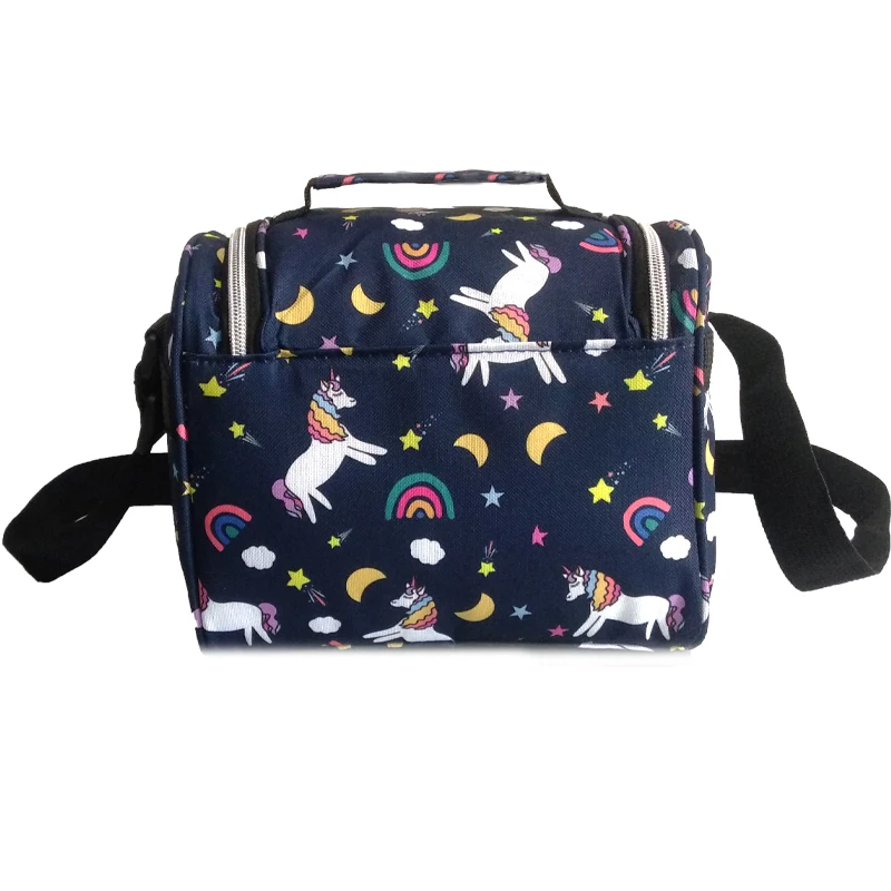5L Thermo Lunch Bag Kids Cartoon Pattern Waterproof Cooler Bag Insulated Lunch Box Thermal Picnic for Kids SANNE