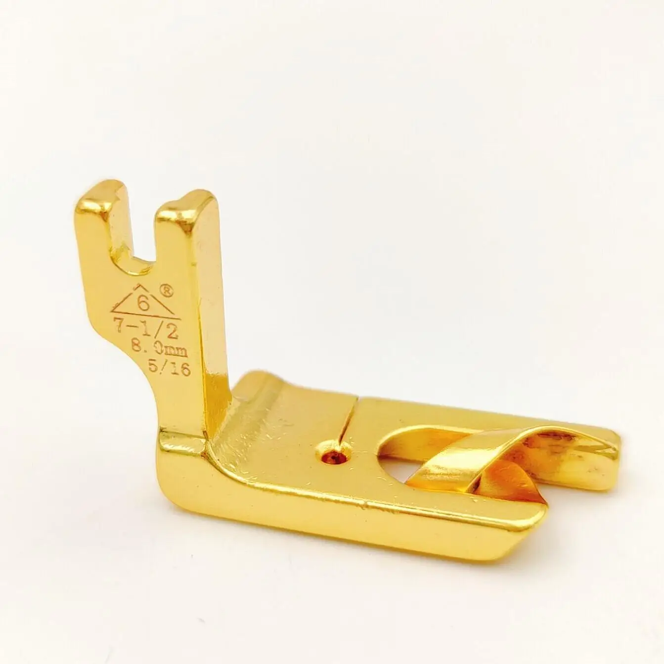 1PCS Silk Scarf Thin Material Handkerchief Crimping Foot Industrial sewing machine crimping foot gold steel