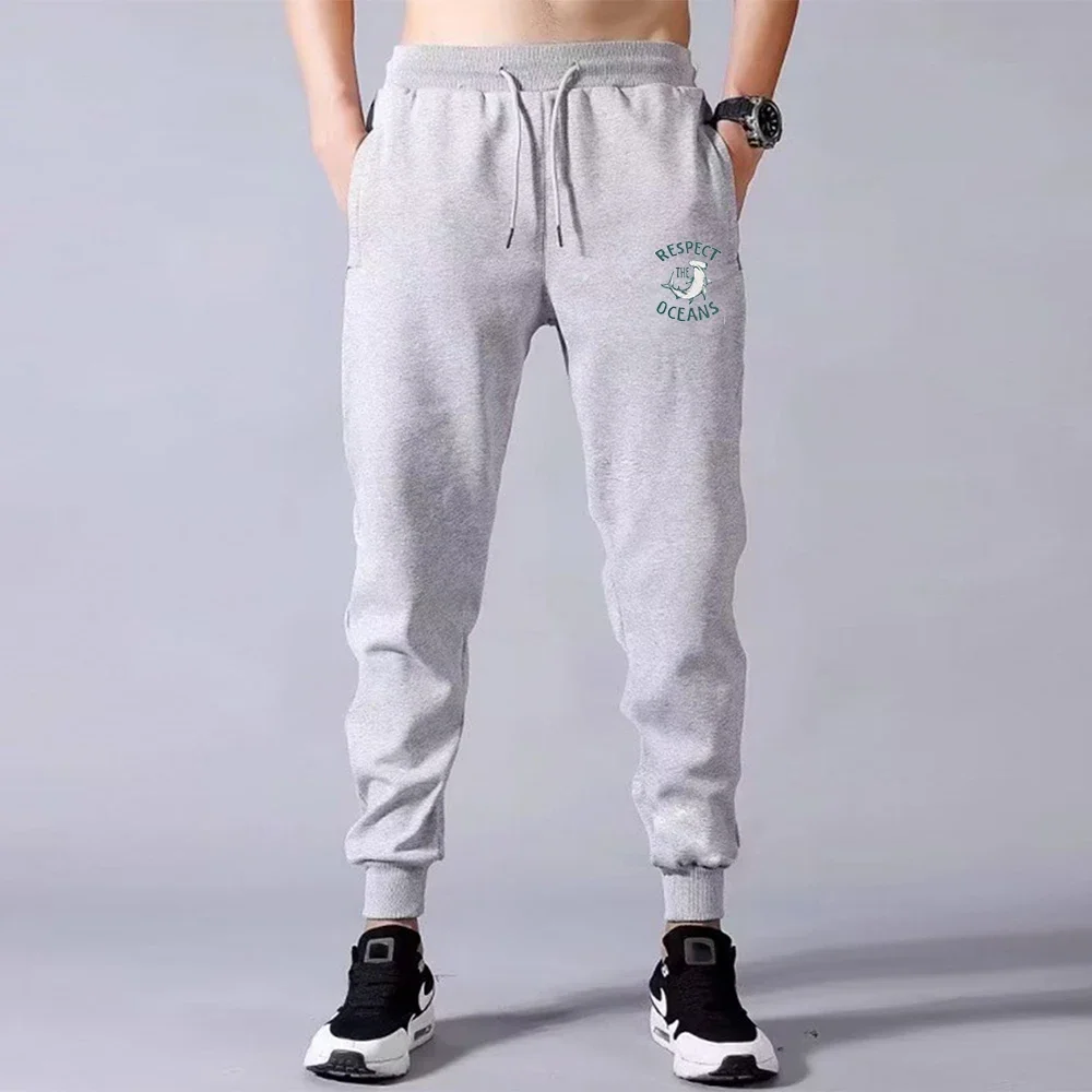 Sweatpants Men Trousers Couple Running Pants Men's Clothing Gym Jogger Man Tracksuit Streetwear Women's Jogging Casual Training