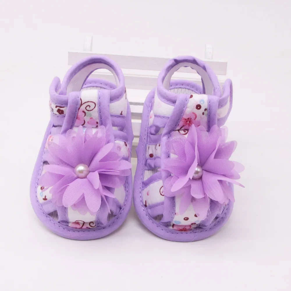 New Children Summer Clogs 0-18M Newborn Infant Baby Girl Princess Bowknot Sandal Sneakers Toddler Soft Crib Walkers Casual Shoes 6