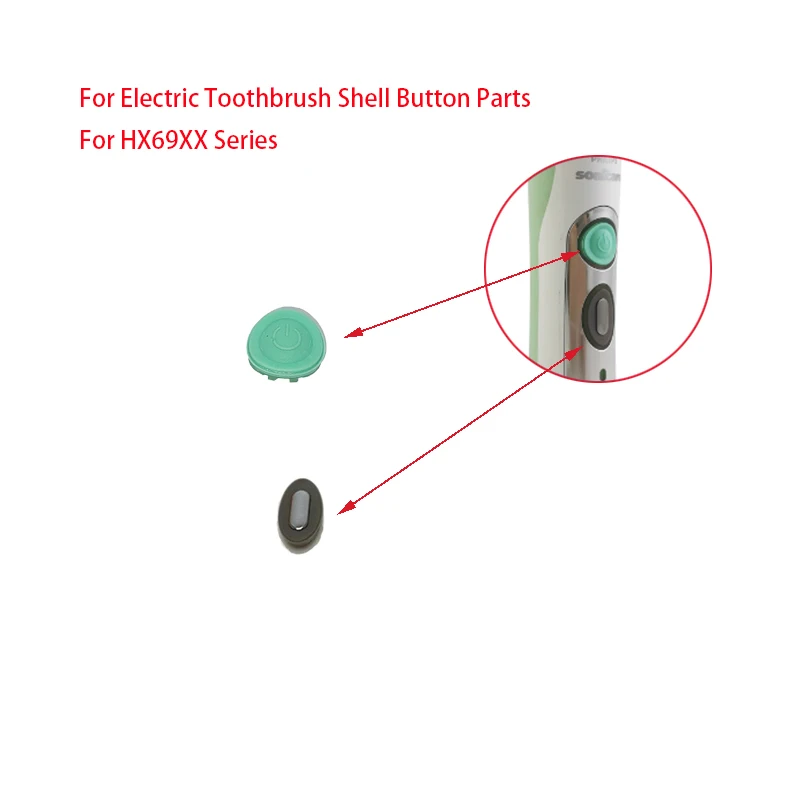 Interruptor de Escova de Dentes Elétrica Botão Peças de Reposiçãofor Hx6910 Hx6920 Hx6930 Hx6950 Hx6960 Escudo Botão de Energia Peças