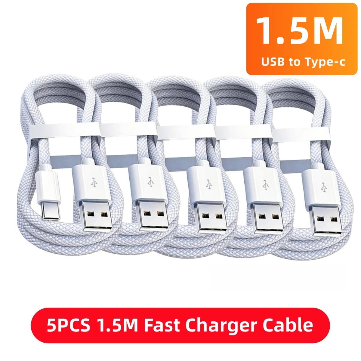 ตัวเลือกสินค้า สายชาร์จ USB-C 5 เส้น รองรับการชาร์จเร็ว 100W