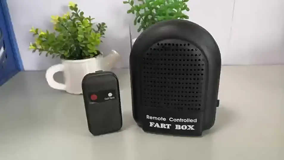 Máquina De Pedos Con Control Remoto, Juguete Con Sonidos De Pedos Para El Espectáculo De Fiesta Del Dia De Los Inocentes Rojo