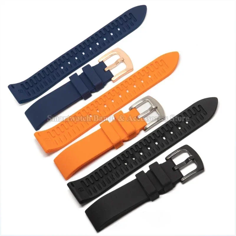 Versatile Silicone Quick Release Sport Watch Strap - Durable Rubber Wristband