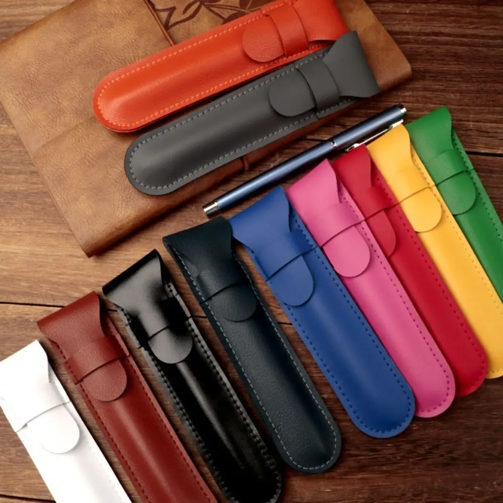 

3PCS Desktop Organizer Sign Pen Protective Sleeve Waterproof Sign Pen Cover Business Fountain Pen Case Handcraft High-end