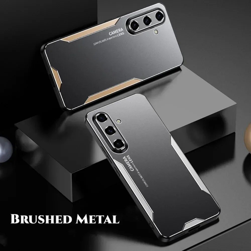 Sleek Metal Aluminum Frosted Lens Protection Case - Premium Hard Shell Cover