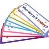 Day of The Week Learning Flashcards English Teaching Aids Kids Homeschool Supplies Educational Posters Classroom Decoration 5