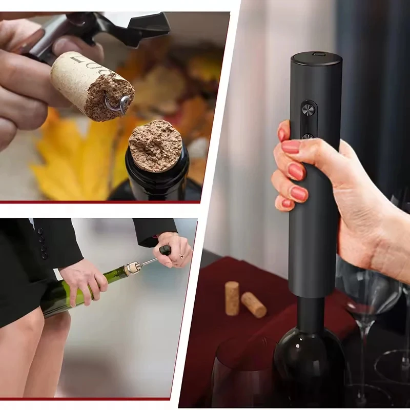 Electric Wine Bottle Opener Automatic Red Corkscrew