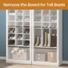 11-Tier  Cabinet, Free Standing Closet Organizers and Storage with 31 Open Cubbie, Space Saving Shoe Rack for Entryway, Bedroom 4