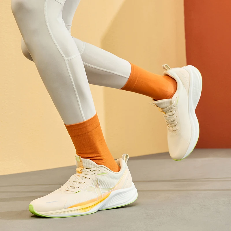 Xtep Five Speed ET Running Shoes For Men Autumn Non-Slip Sports Shoes Trendy Retro Cushioning Sneakers 876319110088