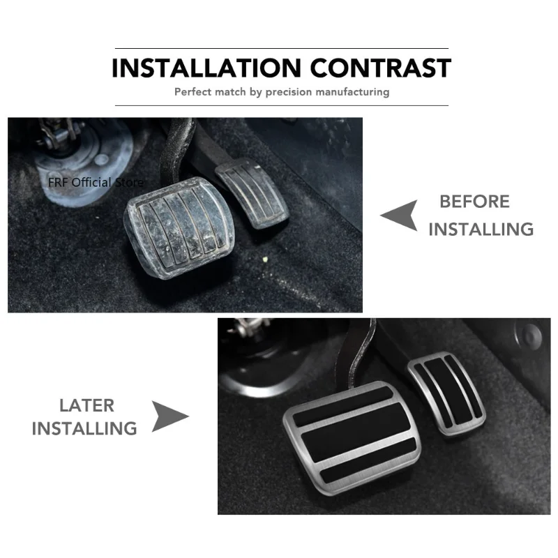 

Car Styling Pedals For Peugeot 408 4008 5008 308S Mitsubishi RVR ASX Outlander Sport Citroen C4 Aircross Gas Brake Pedal Cover