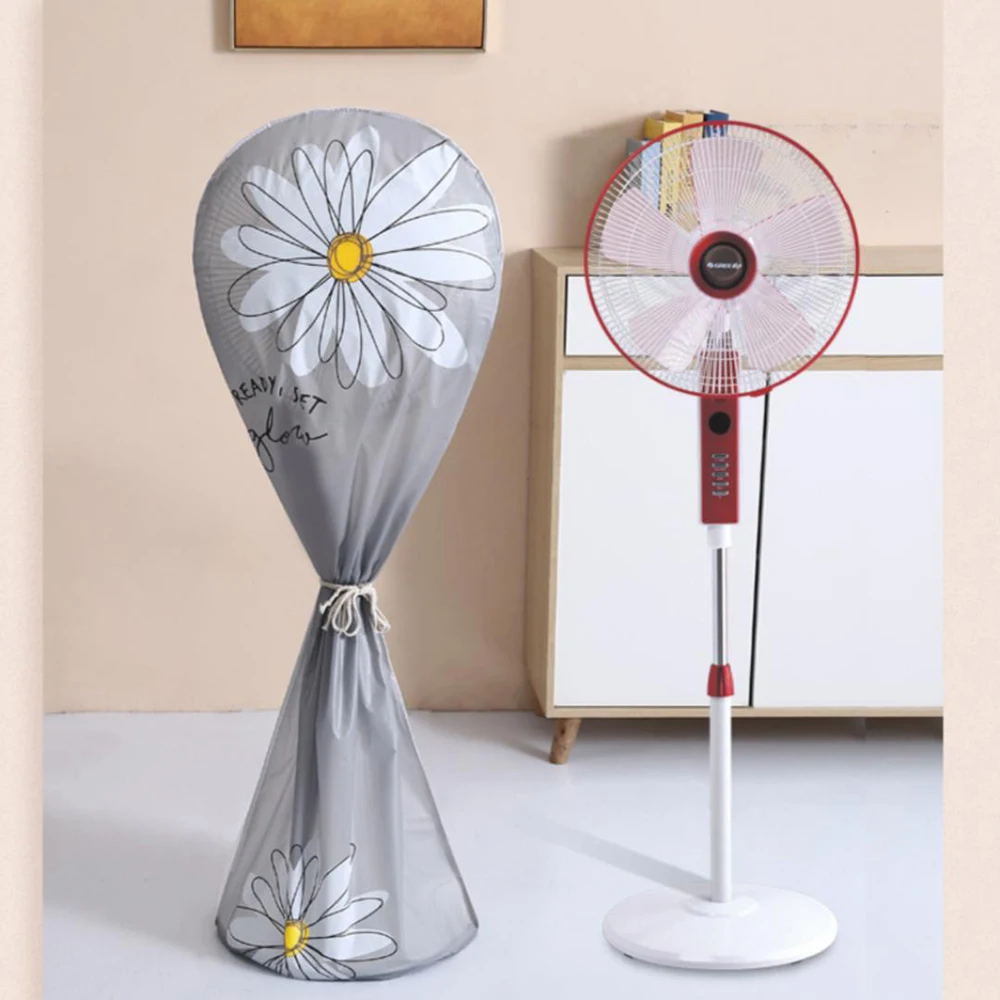 Fan Cover Fashionable Dustproof Electric Fan Cover Reusable Stand Fan Protective Cover Durable All-inclusive Waterproof Floor dust cover fan cover