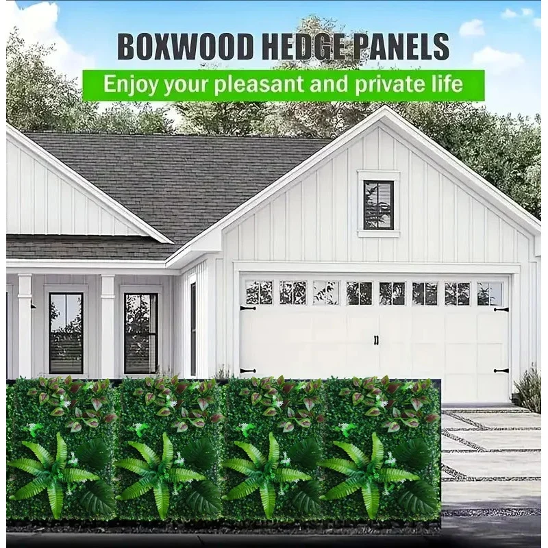 Artificial Green Plant Wall Panel 4