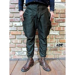 Army green breeches men's spring new cotton fabric leggings pencil pants bloomers couples casual pants