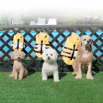 Summer Little Bee Dog Swimsuit Waterproof Puppy Life Jacket Breathable Dog Clothes Harness Swimming Safety for Dog Pet Supplies 2