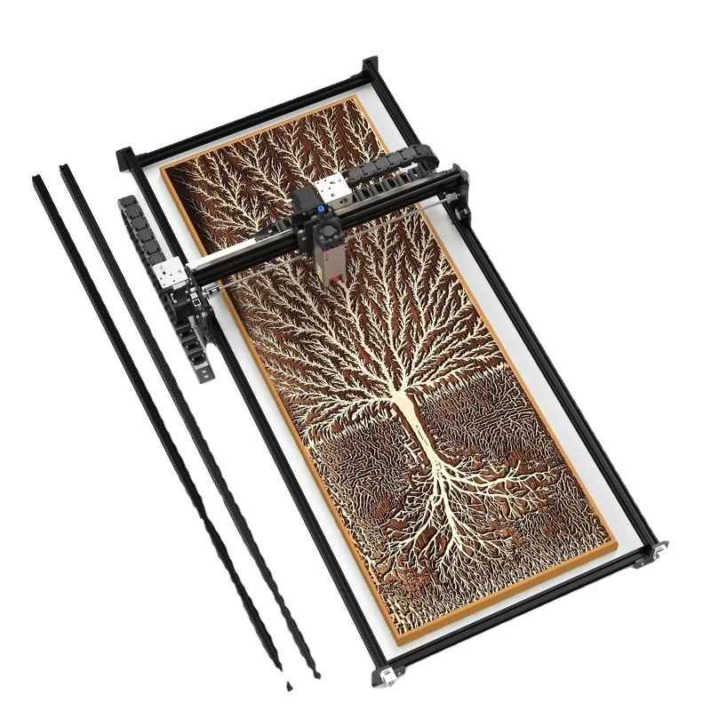

Chinese Suppliers NEJE 3 Pro E40 100W Laser Engraving Machine Built-in Air Assist System Laser Engraver and Cutter