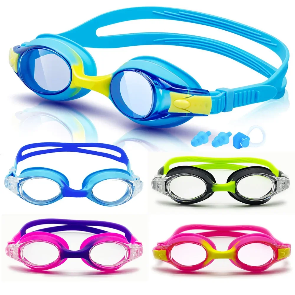 Lunettes de natation enfants haute définition étanches anti-buée silicone best-seller