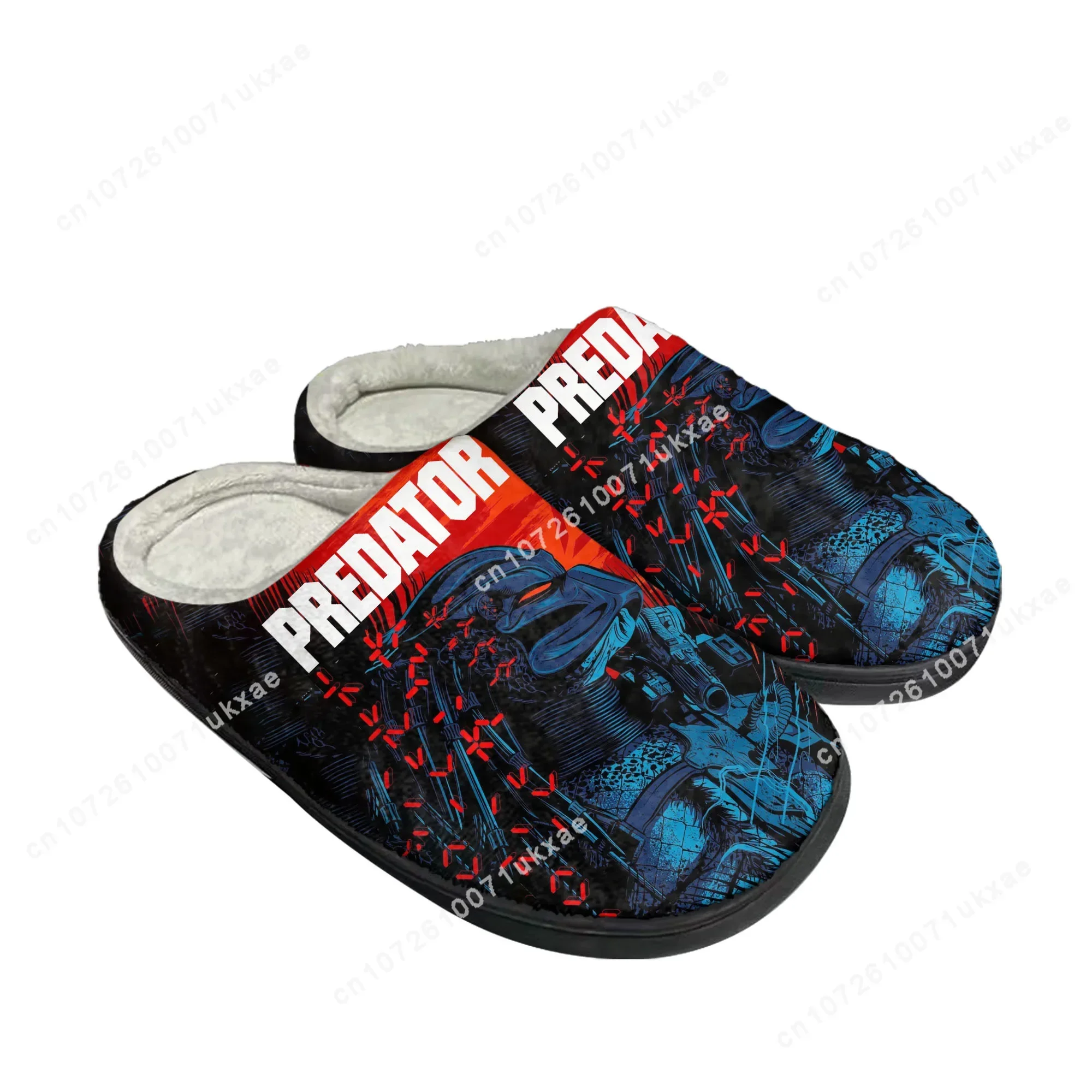 The Predator Alien Movie Home Cotton Slippers Mens Womens Plush Bedroom Casual Keep Warm Shoes Thermal Slipper Customized Shoe