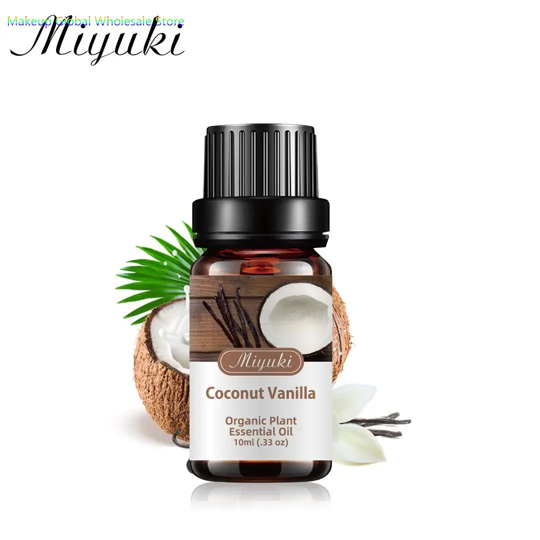 3Pcs Pure And Therapeutic Grade Essential Oils Fragrance Oil Diffuser Coconut Vanilla Organic Plant Essential Oil
