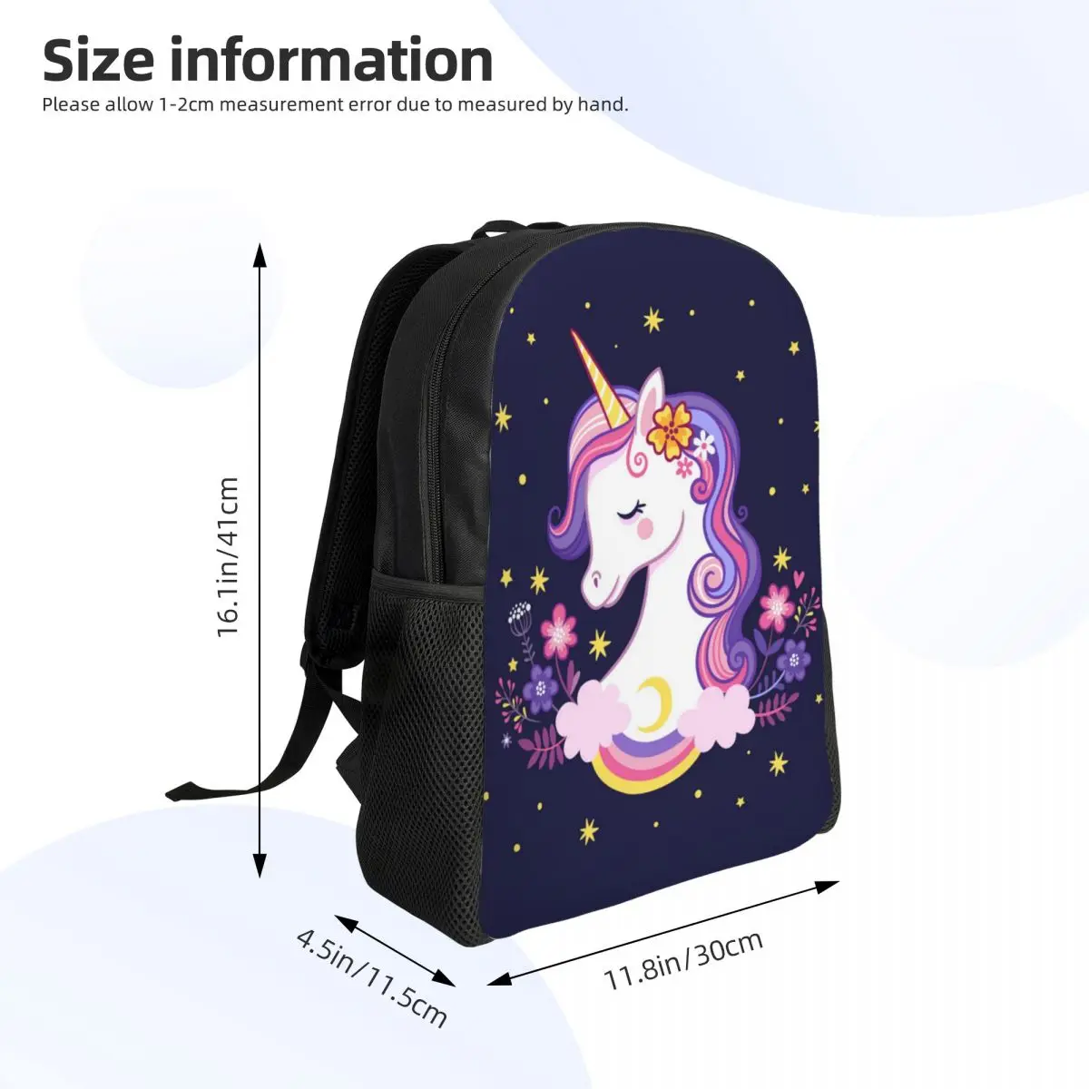  DTCCET Starry Sky Unicorn Backpack, Purple Unicorn Laptop Bag,  Cool Shoulders Backpack with Multiple Pockets, Stylish Daypack(Starry Sky  Unicorn) : Electronics