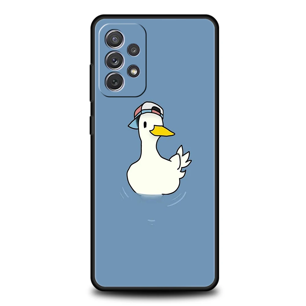 Playful Cartoon Goose Game Phone Case - TPU Shell, Cute Design