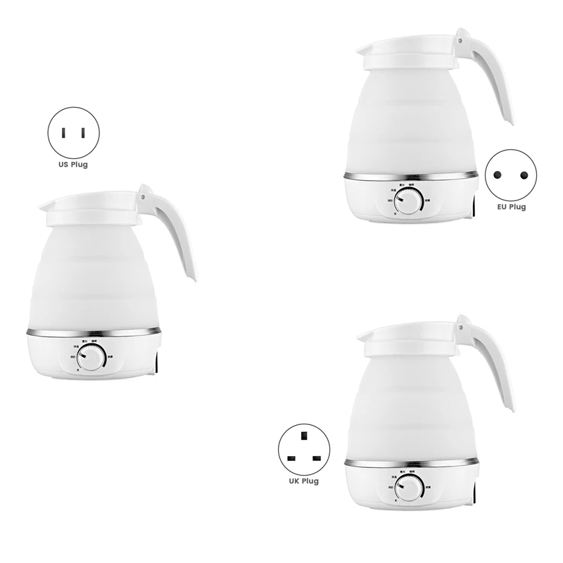 

Portable Temperature Adjustable Folding Electric Kettle Folding Water Boiler Quickly Boils Water 220V 0.6L Durable