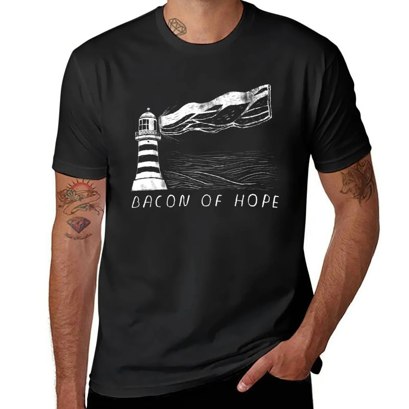 

New bacon of hope T-Shirt sweat shirts t shirt man mens graphic t-shirts big and tall