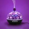 400ml Aroma Essential Oil Diffuser Ultrasonic Air Humidifier with Wood Grain electric LED Lights aroma diffuser for home 6